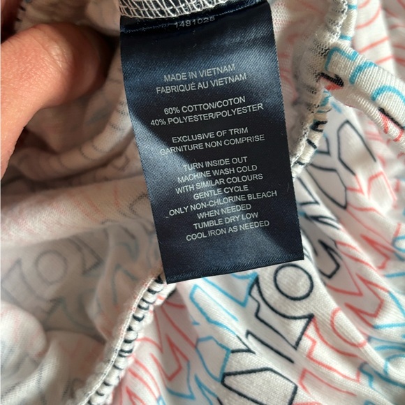 Girls Size 10/12 Tommy Hilfiger Spellout One Shoulder Romper - Picture 6 of 8